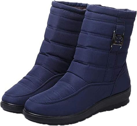 botas de invierno para mujer botas informales para mantener el calor impermeables hasta el