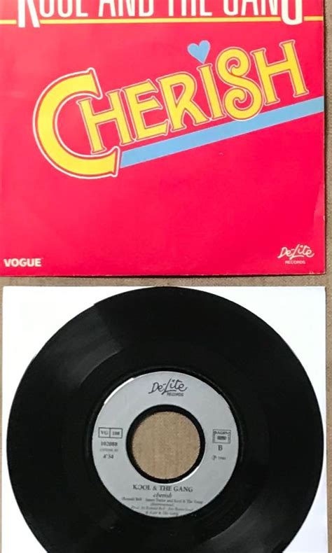 Vinyl Record 7” Single Kool And The Gang Cherish Hobbies And Toys