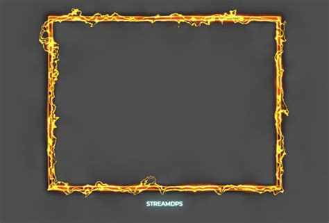 Art And Collectibles Digital Animated Webcam Overlay Twitch Cam Border