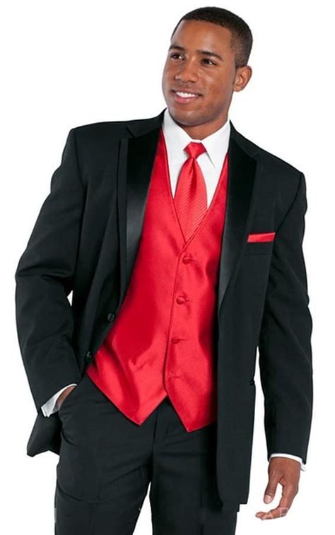 New Style Handsome Groom Tuxedos Notch Lapel Best Man Suit Black