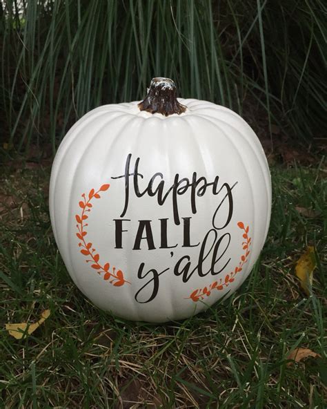 20 Happy Fall Yall Pumpkin Ideas