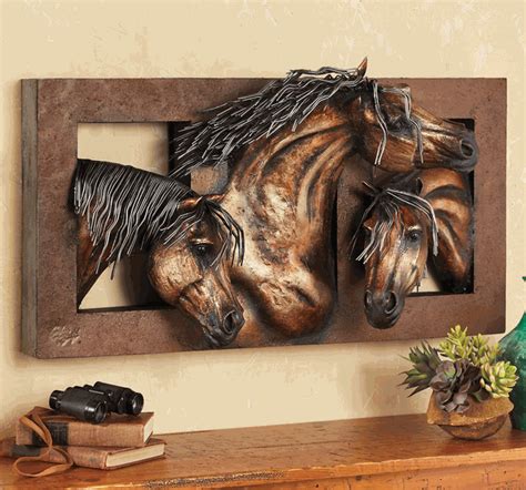 No matter the size or shape, a stylish sculpture never fails to make a statement. Sweet Freedom 3-D Horse Wall Sculpture