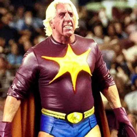 Ric Flair In A Superhero Costume OpenArt