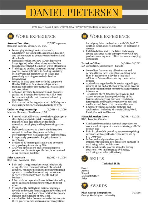 Samples & how to guide. Account Executive Sample Resume Examples 2019