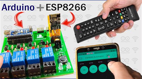 Arduino Esp8266 Control Relay With Blynk And Ir Details
