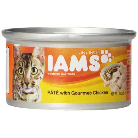 Or they won't eat it. Iams Pate Gourmet Chicken Wet Cat Food, 3 Oz - Walmart.com