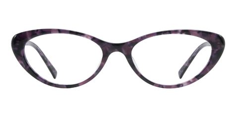 fragment cat eyeglasses in blue sllac