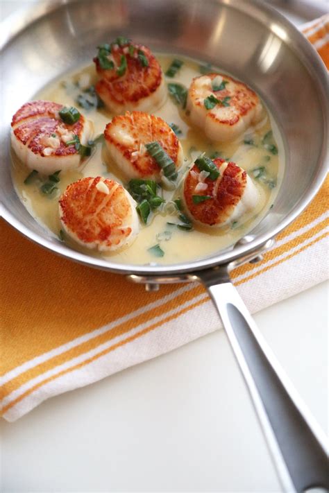 Homemade Seared Scallops Food Hot Sex Picture