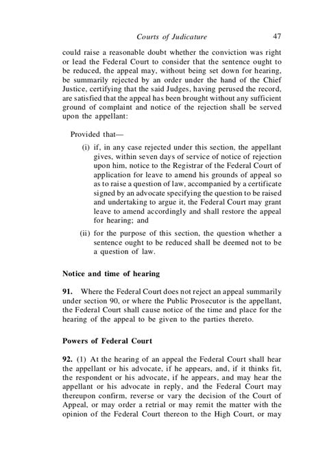 Courts of judicature act 1964. Courts of judicature act 1964 act 91