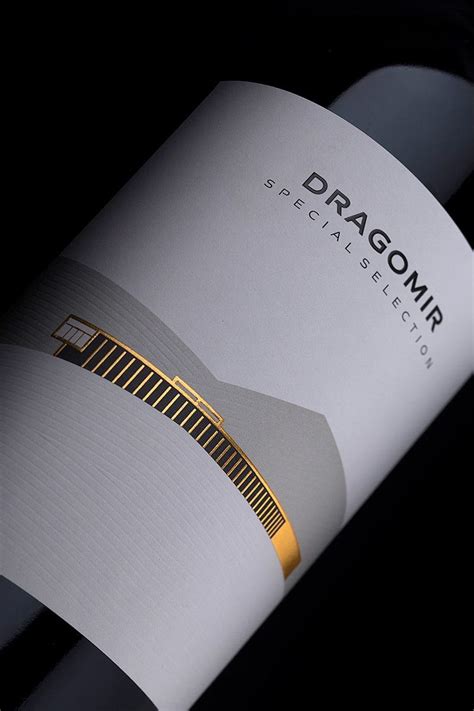 Contemporary Minimalist Wine Label Design For Dragomir Special