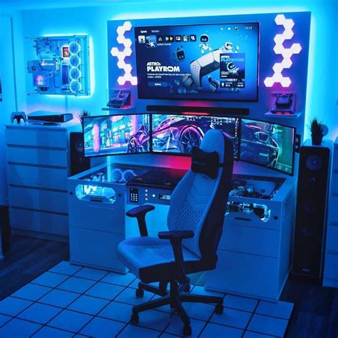 Monster Ultrawide Ps5 Setup 🚀 Computer Gaming Room Gaming Room