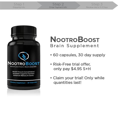 Nootroboost nootropic supplement will enhance cognition, including focus, alertness, and mental ...