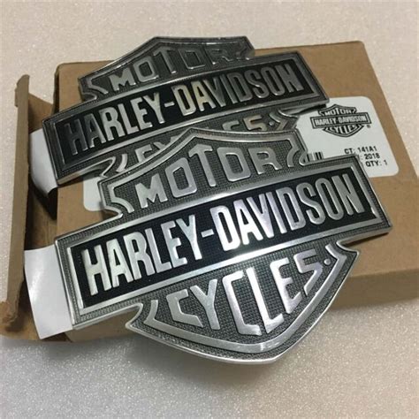 Genuine Harley Davidson Softail Slim Tank Emblems Bar And Shield