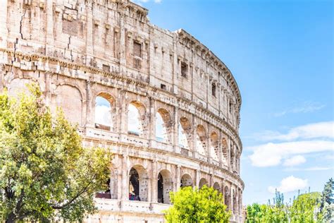 Colosseum Coliseu Ou Flavian Amphitheatre Em Roma Itlia Foto De