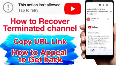 How To Recover Terminated Youtube Account L How To Appeal For