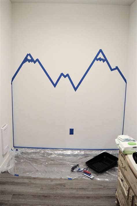 How To Paint A Mountain Mural The Diy Lighthouse