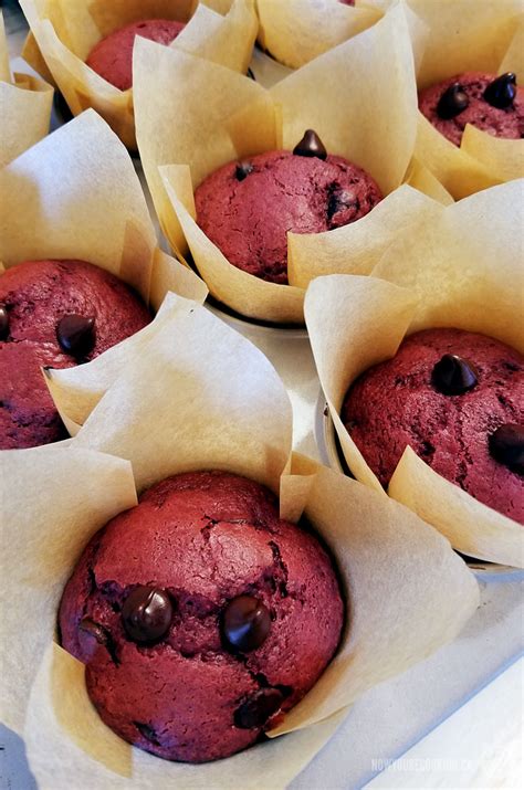 Lihat juga resep red velvet cake enak lainnya. Red Velvet Chocolate Chip Muffins | Now You're Cooking