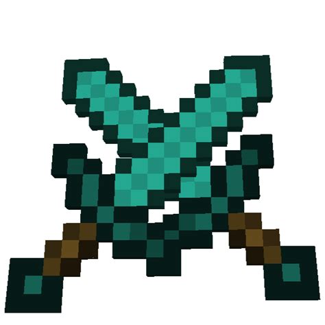 Maybe you would like to learn more about one of these? Minecraft Swords Crossed Png - Minecraft Diamond Sword ...