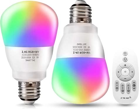 Chiphy Color Changing Light Bulb With Remote 7 Color Changing Led