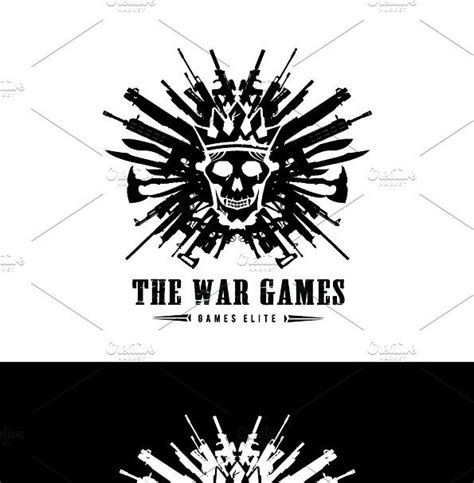 The War Game Logo Gamewartemplateslogo Game Logo Logo Design