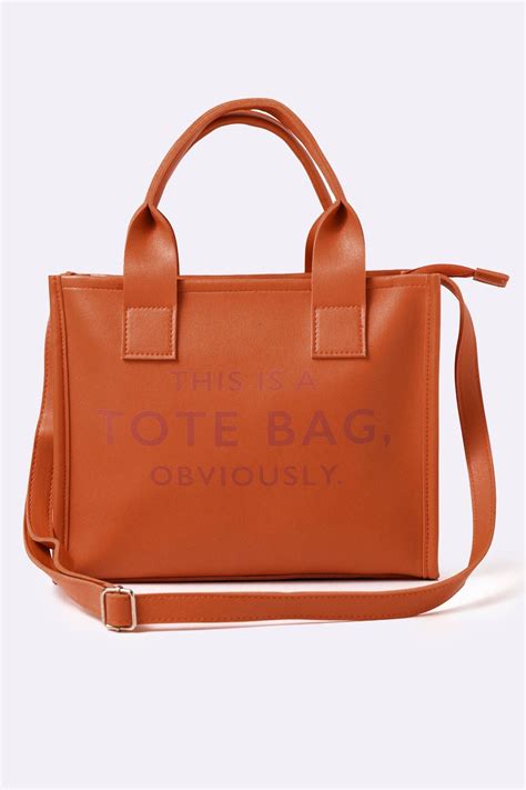 Mini Pleather Tote Bag