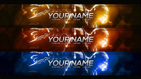 Gaming Banner Template Psd 6 Templates Example Templates Example