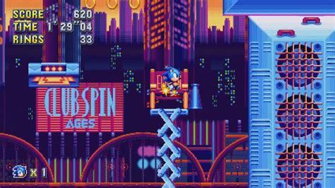 Sonic Mania Gameplay Studiopolis Youtube