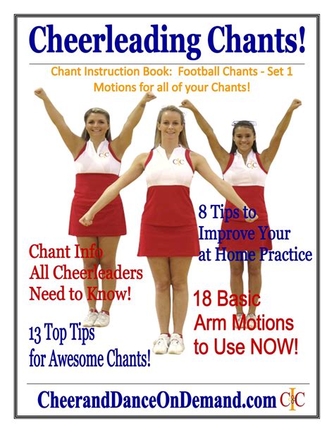 Cheerleading Chants Set Of 3 Football Chants Set 1 Cheer And Dance