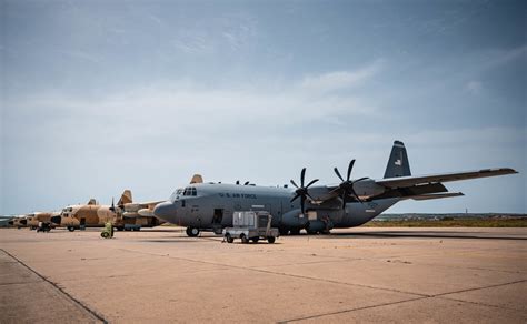 Us Air Force C 130js Arrive In Morocco For Exercise African Lion