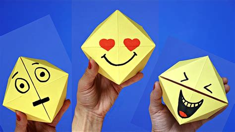 Want to discover art related to gamerpic? DIY toys for kids : emoji face changer | Easy origami ...