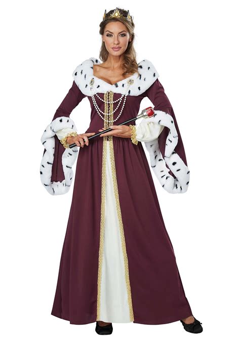halloween purim queen european retro court suit medieval british queen costume adult luxury