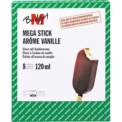 Acquista M Budget Glace à l arôme de vanille enrobée de chocolat au