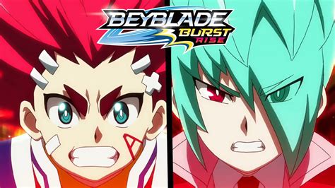 Beyblade Burst Rise Episode 14 Part 2 Recap Turbo Battle Aiger Vs