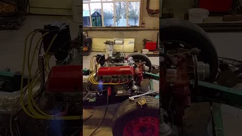Small Block Chevy First Start Up After 10 Years Youtube