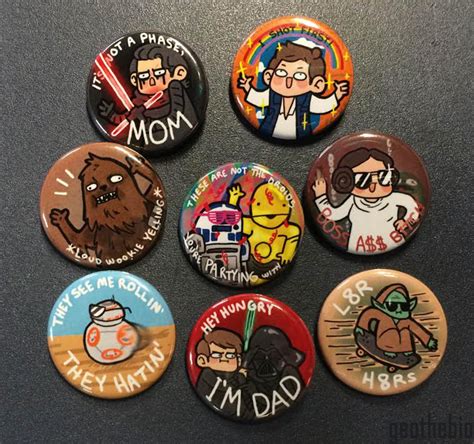 Star Wars Pin Set 8 · Geothebio · Online Store Powered By Storenvy