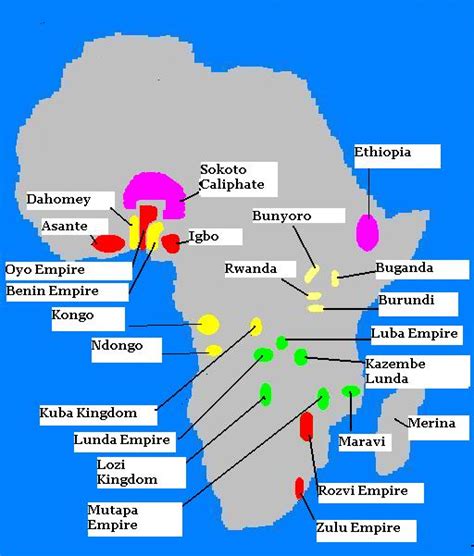 List Of African Empires Afropedea