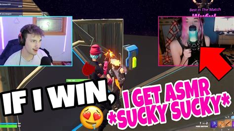 Surprise Sucky Sucky Asmr In Fortnite 🤤💦 Ft Ex Girlfriend Youtube