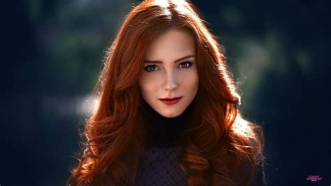 Women Redhead Face Portrait Smiling Wallpaper Girls Wallpaper