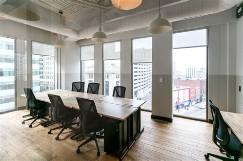 look inside wework s expansive detroit coworking offices curbed detroit modern office design