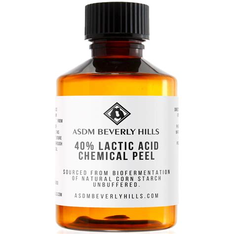 Asdm Beverly Hills Lactic Acid Peel 40 2oz 60ml Medical Strength