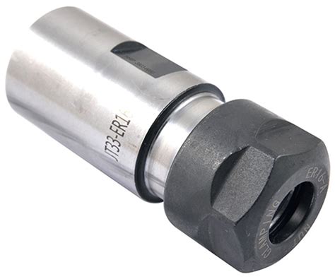 Precise Er16 Collet And Drill Chuck With Jt33 Sleeve And Hex Nut 3903 6050 Penn Tool Co Inc
