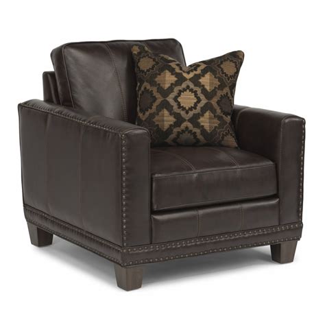 Flexsteel 1373 20 Port Leather Loveseat Discount Furniture At Hickory