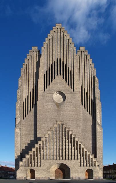 Grundtvig Church In Copenhagen Denmark