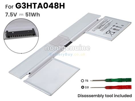 Microsoft Surface Book 2 1834 Keyboard Base Replacement Battery From