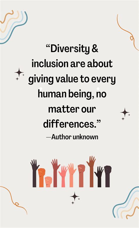 diversity and inclusion quote diversity mini poster diversity quote printable digital art etsy