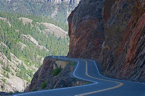 The Million Dollar Highway Between Silverton And Ouray Co A