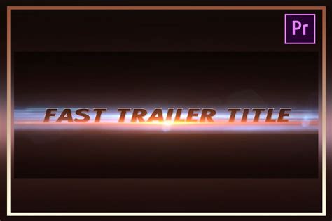 5 premiere pro text effects to make your videos look awesome. Fast And Furious Trailer Title