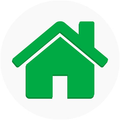 Green Home Icon Png