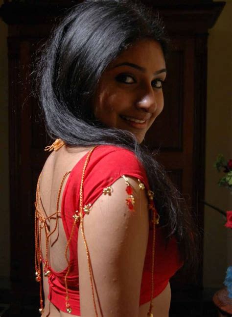 Sexy Bollywood And South Indian Actress Pictures Mounika In Hot Red