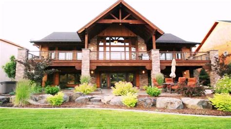 Lake House Floor Plans With Walkout Basement Craftsman Style Lake